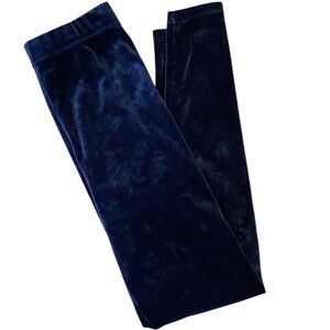 Vintage Nordstrom‎ Black Velvet Material Leggings, Size S/M